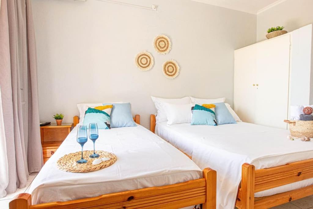 Blue Maraci 2 - Sea View, Kitchen, Beach Access Leilighet Himare Eksteriør bilde